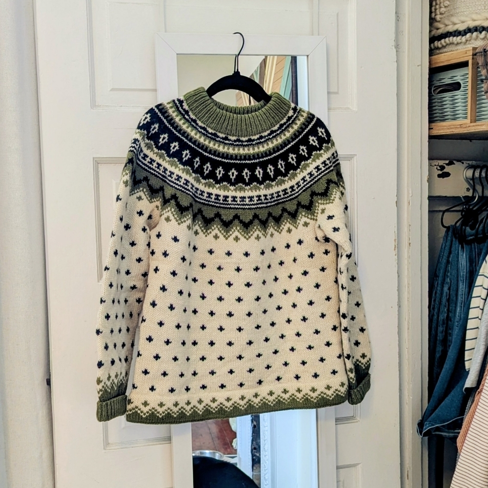 Vintage Handmade Wool Sweater - William Schmidt Co Oslo